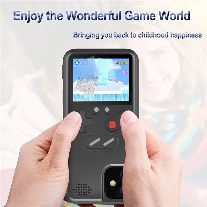 36 Classic Retro Reliver Stress Gameboy Phone Case for Iphone 13 14 15 16 Pro Max 12 11 XR X 8 7 plus Ipone 16Pro Game Boy Cover