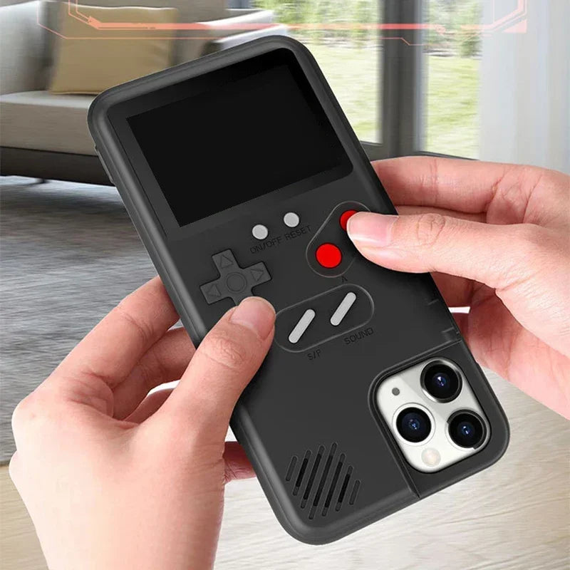 36 Classic Retro Reliver Stress Gameboy Phone Case for Iphone 13 14 15 16 Pro Max 12 11 XR X 8 7 plus Ipone 16Pro Game Boy Cover